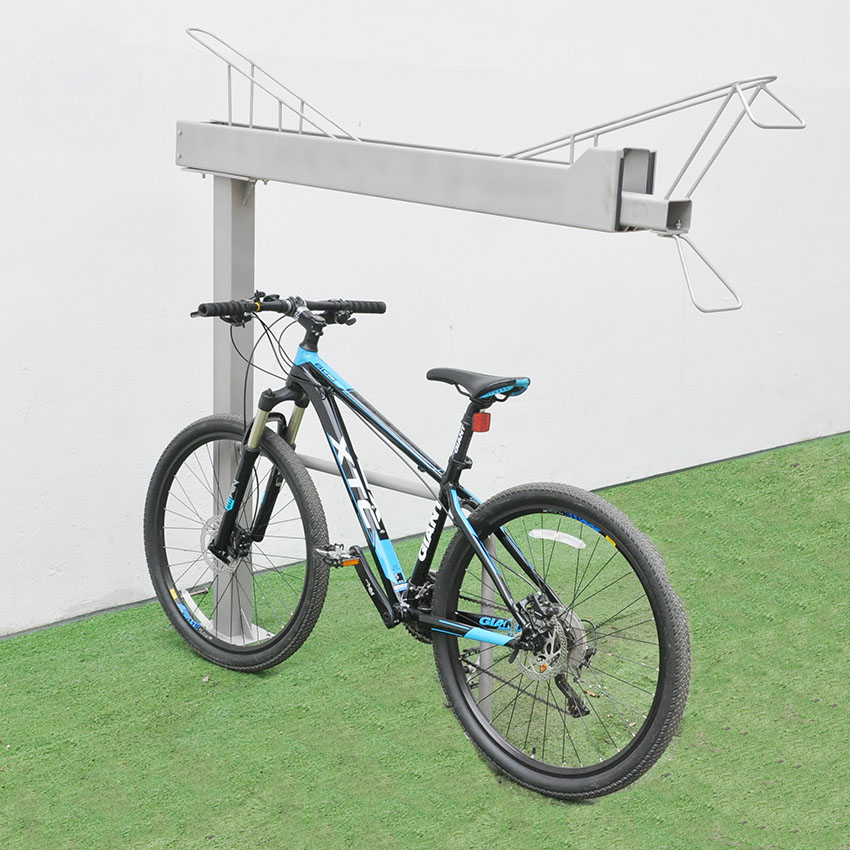 Stockage extérieur de support de stationnement de support de vélo de double decker de plancher de cycle