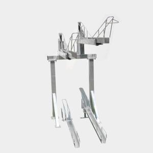 Supports de stationnement de vélo de pont de Doule personnalisés de vente chaude multi-capacité
