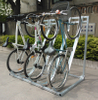 Support de cycle d'affichage semi-vertical compact de stockage de vélo pour le garage