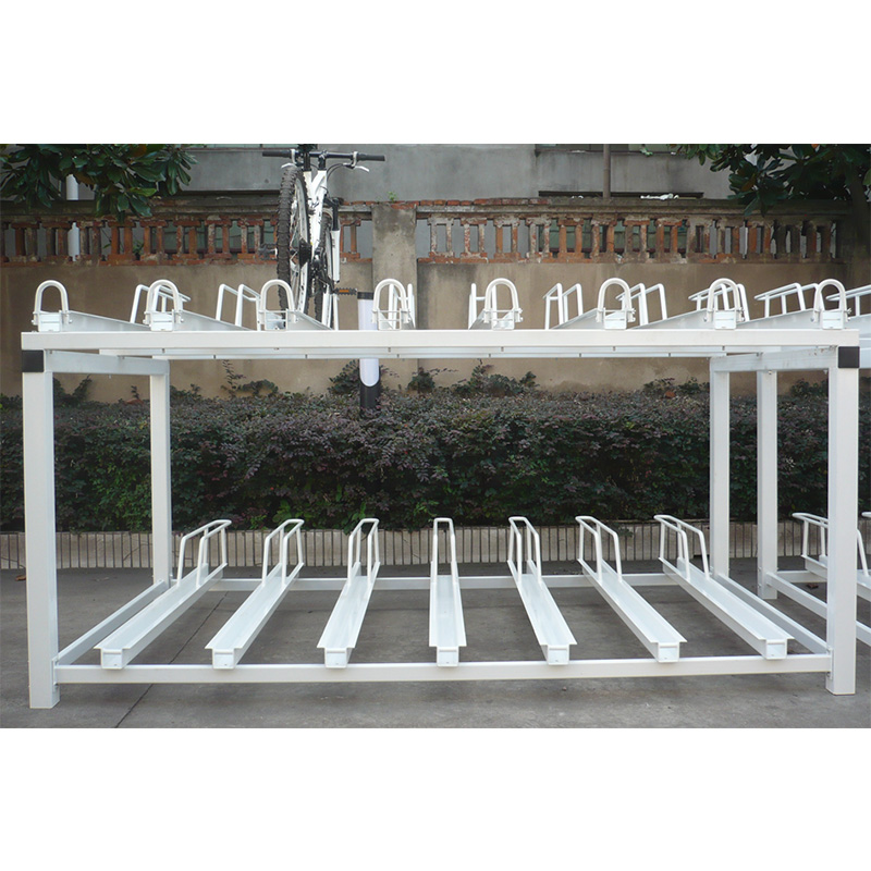 Exportateur de support de support de vélo à deux niveaux de Decker à double empilage