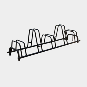 Support de vélo au sol haut et bas en acier au carbone pour 5 vélos