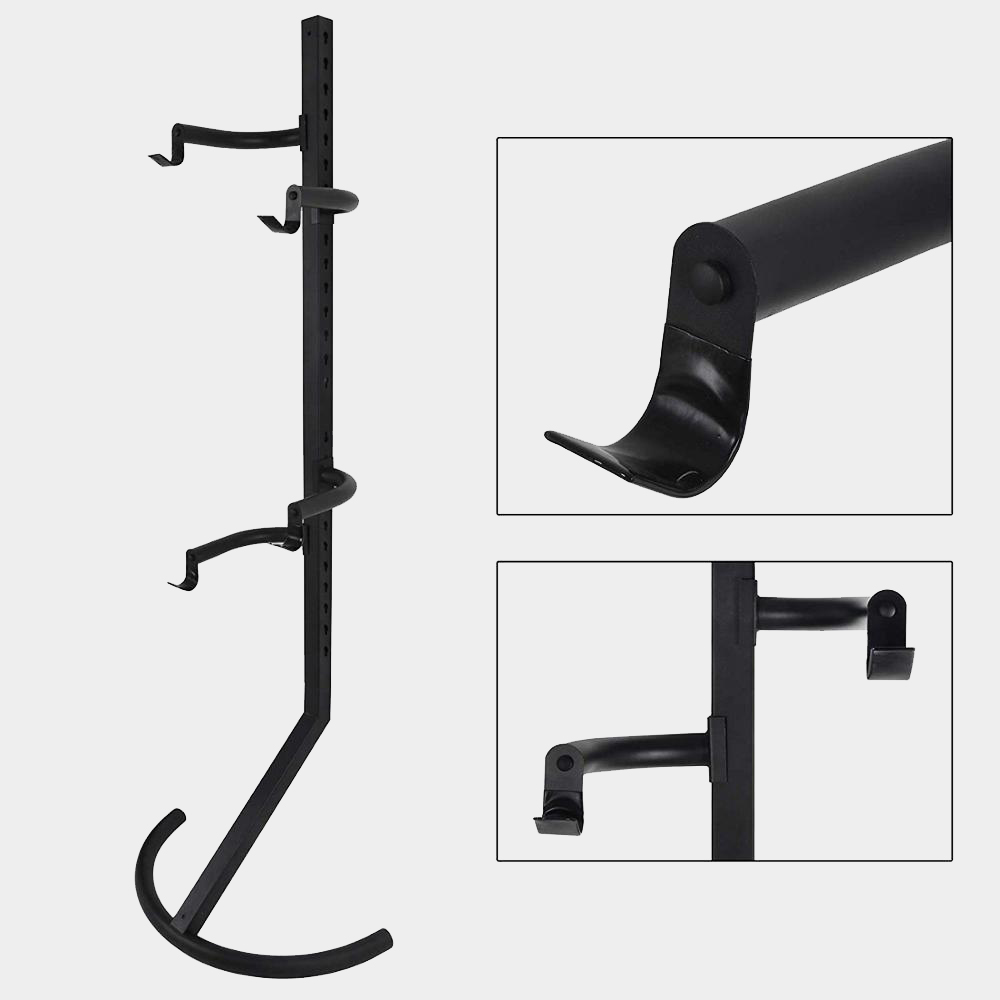 Support de support suspendu d'affichage de vélo de gravité à 2 cycles d'intérieur