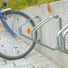 Support mural à double crochet pour vélo en acier réglable