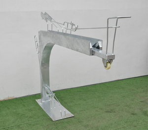 Porte-vélos en acier au carbone multiple de support moderne extérieur commercial