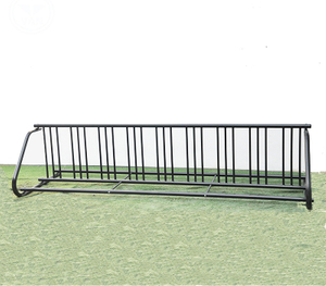 Support de vélo de grille de support de sol moderne horizontal pour économiser de l'espace